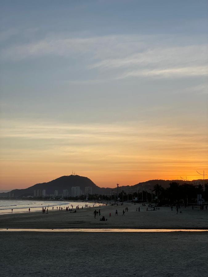 Apt Enseada Vista Mar Guaruja Bagian luar foto