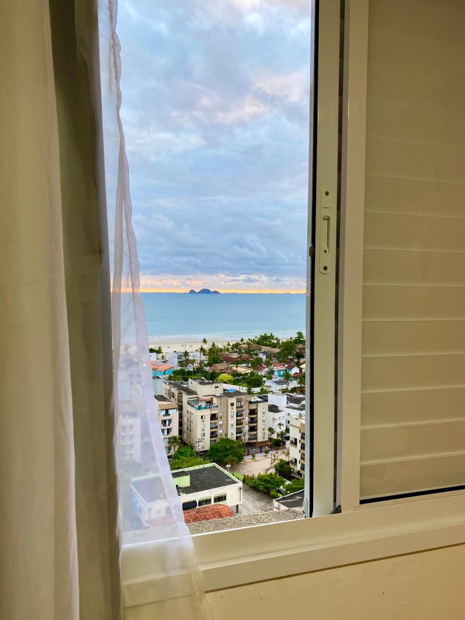 Apt Enseada Vista Mar Guaruja Bagian luar foto
