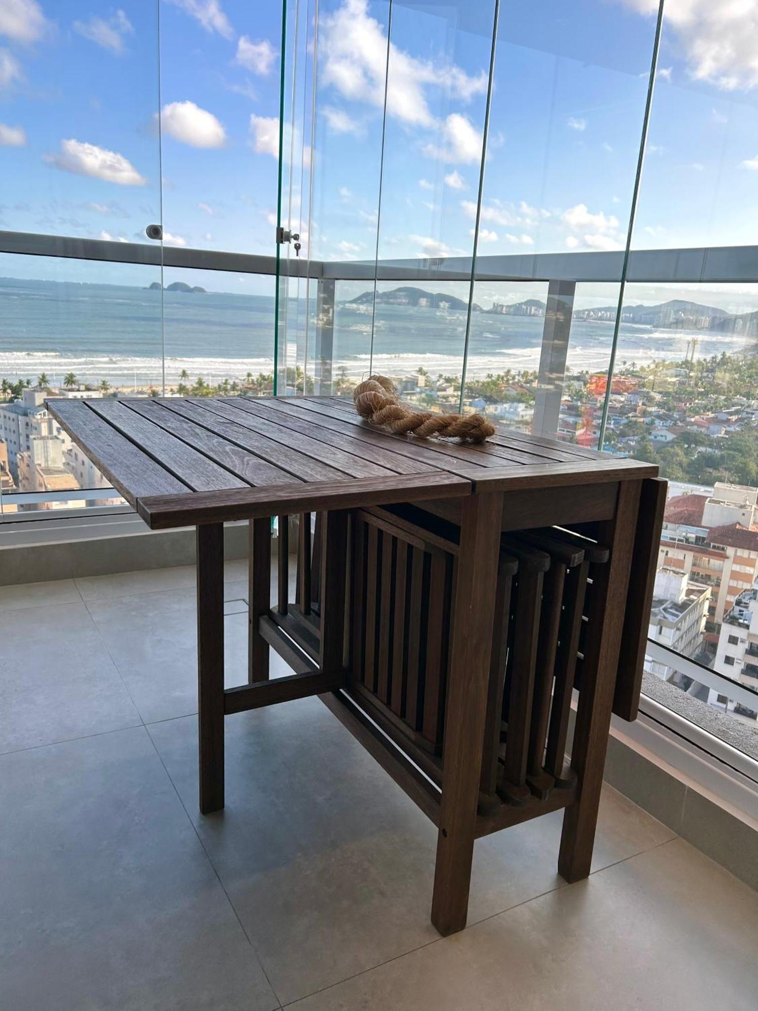 Apt Enseada Vista Mar Guaruja Bagian luar foto