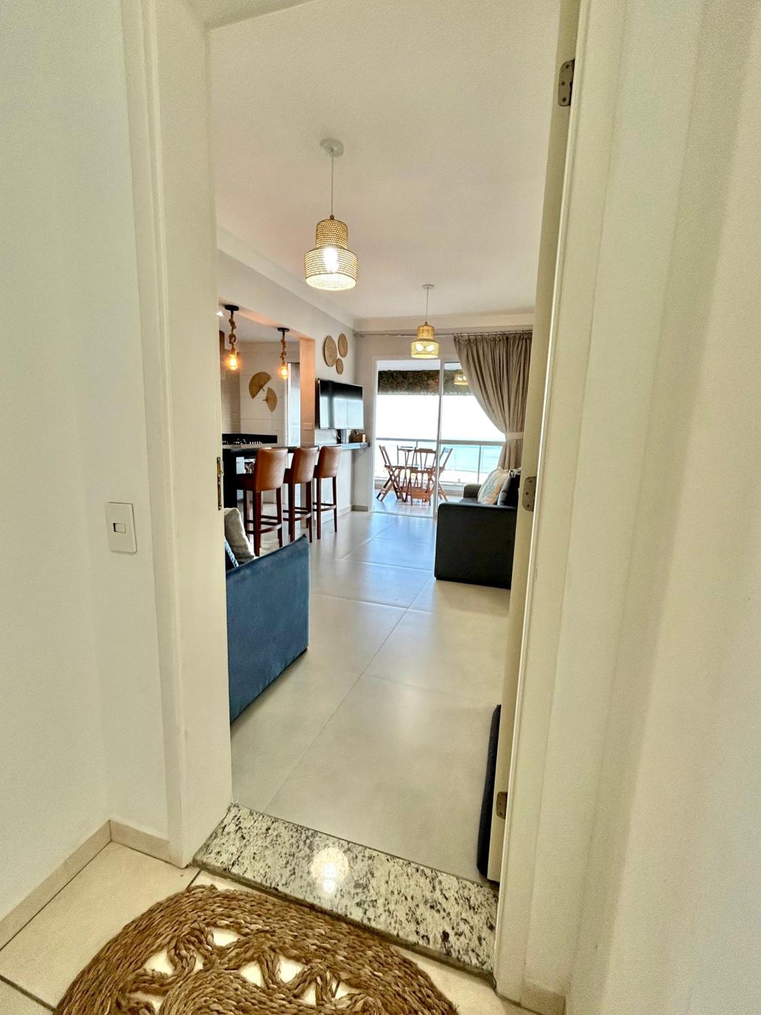 Apt Enseada Vista Mar Guaruja Bagian luar foto