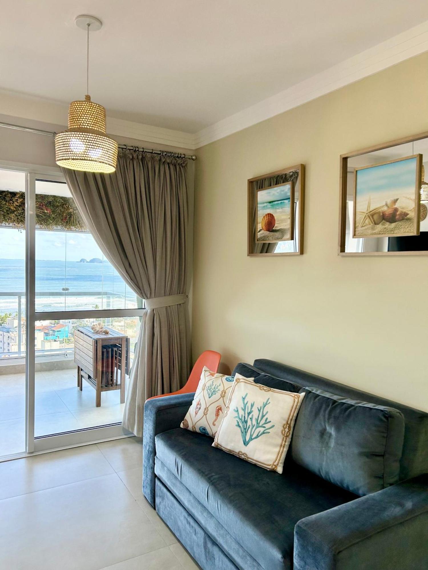Apt Enseada Vista Mar Guaruja Bagian luar foto